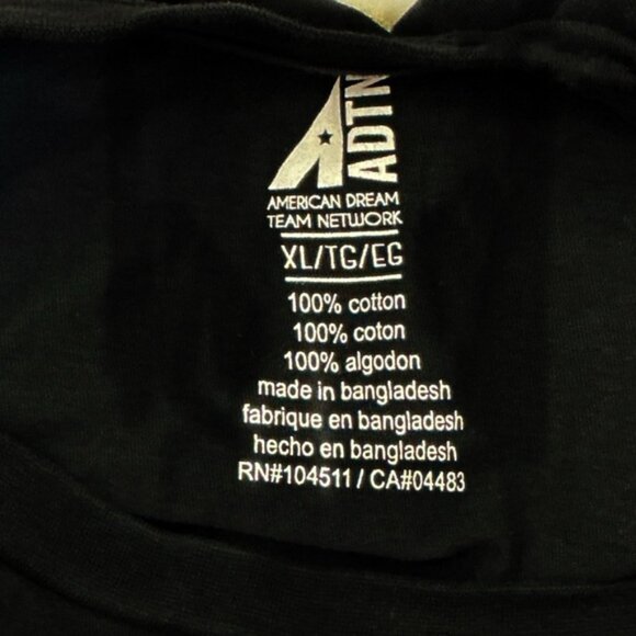 First Responders America Responds Patriotic Flag T-Shirt Black Multicolor XL - Picture 5 of 11